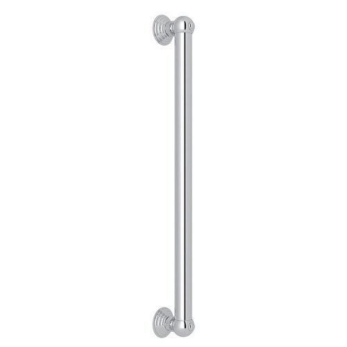Rohl 1260APC 18-in Decorative Grab Bar in Polished Chrome