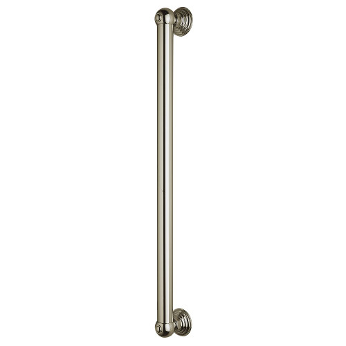 Rohl 1261STN 24-in Decorative Grab Bar in Satin Nickel
