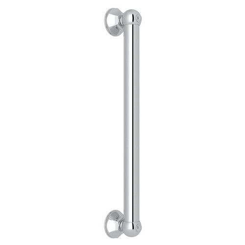 18-in Palladian Decorative Grab Bar in Polished Chrome