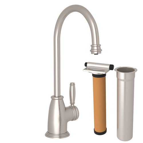 C-Spout Filter Faucet Kit With Filter Package In Satin Nickel