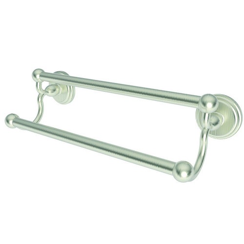18in Double Towel Bar in Satin Nickel