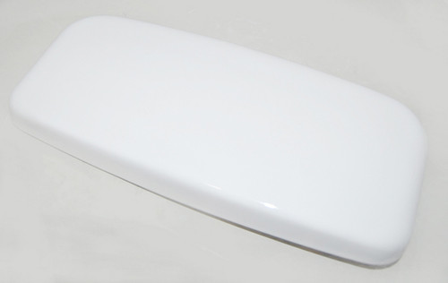 Tank Lid with Power Gravity Sticker for Ultimate Toilets in Colonial White