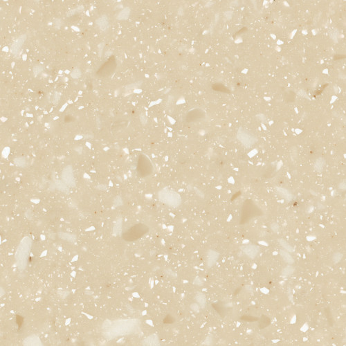 60.75 in. W x 22.25 in. D Solid Surface Vessel Vanity Top in Sea Shore with Single Hole and Rectangular Vessel Sink