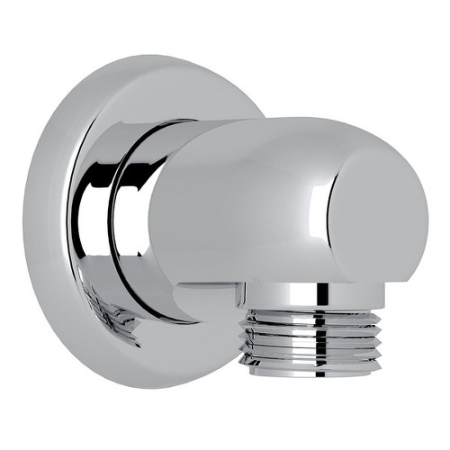 Handshower Wall Outlet in Polished Chrome