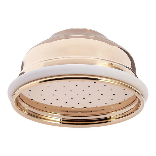 1/2" Shower Rose Showerhead Replacement in English Gold