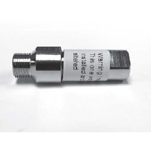 One-Way Check Valve with Flow Restrictor for Pull-Out Side Lever Faucets