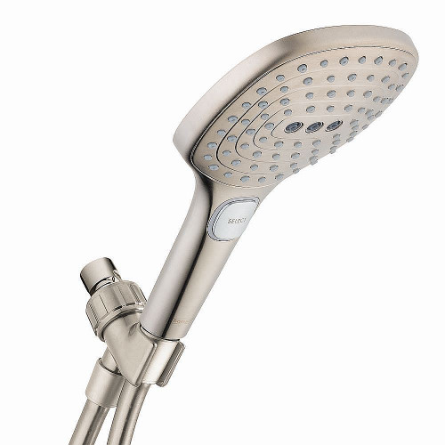 Hansgrohe 04541820 Raindance Select E 2.5 GPM 3-Jet Handshower Set 120, In Brushed Nickel