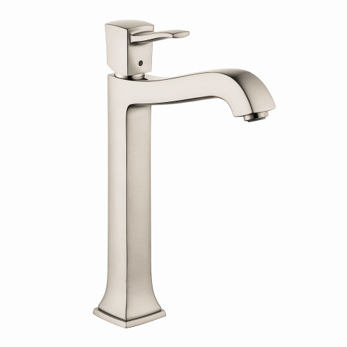 Hansgrohe 31303821 Metropol Classic Single-Hole Faucet 260 with Pop-Up Drain, 1.2 GPM, In Brushed Nickel