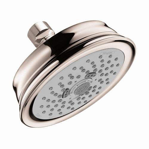 Hansgrohe 04751830 Croma 100 Classic 1.8 GPM 3-Jet Showerhead, In Polished Nickel