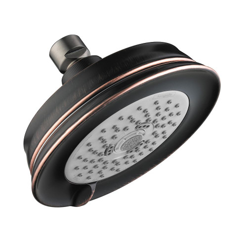Hansgrohe 04751920 Croma 100 Classic 1.8 GPM 3-Jet Showerhead, In Rubbed Bronze