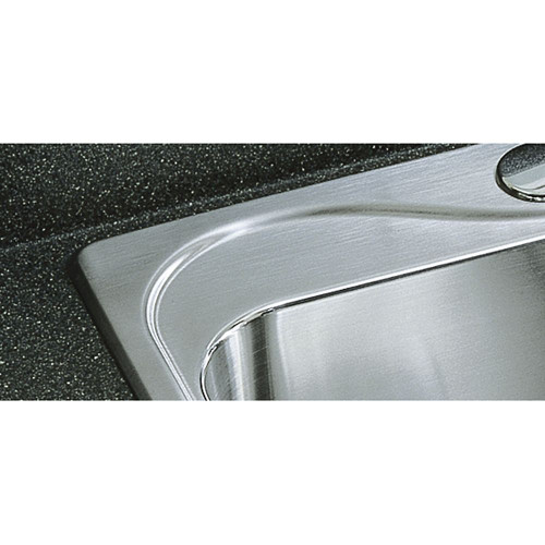 Sterling 11402-3-NA 22-in x 33-in x 8-in 3-Holes Top-Mount Double-Equal Kitchen Sink
