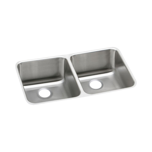Elkay KF-ELUH311810 30.75-in X 18.5-in Stainless Steel Undermount Kitchen Sink Kit
