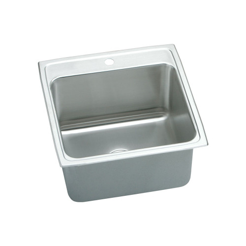 Elkay KF-DLR2222101 22-in X 22-in Stainless Steel Drop-in Kitchen Sink Kit