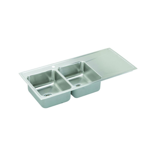 Elkay KF-ILR4822L1 48-in X 22-in Stainless Steel Drop-in Kitchen Sink Kit