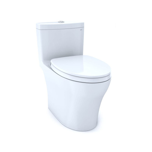 Toto MS646124CUMFG#01 1.0 and 0.8 GPF Dual Flush One-Piece Elongated Chair Height Toilet in Cotton