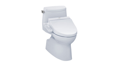 1.0 GPF One-Piece Elongated Bowl with Single Flush and Washlet+ C100 Washlet in Cotton