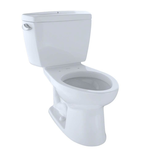 Toto CST744SDB#01 1.6 GPF Two-Piece Elongated Toilet with Single Flush and Insulated Boltdown Tank Lid in Cotton