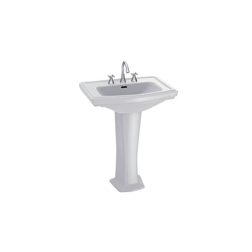 27" x 20" Pedestal Lavatory Sink in Cotton