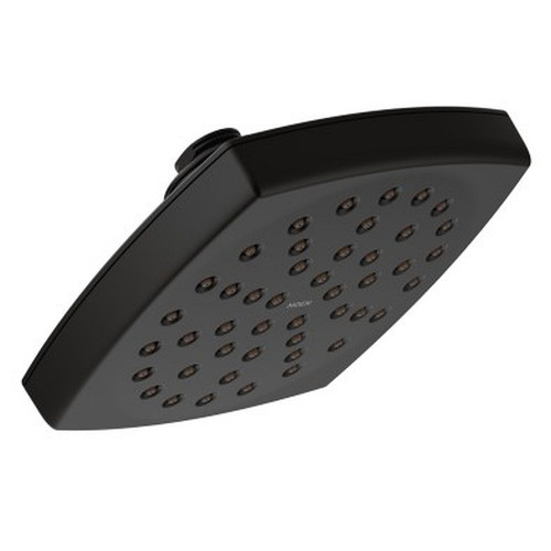 2.5 GPM Single Function Spray Head Rainshower in Matte Black