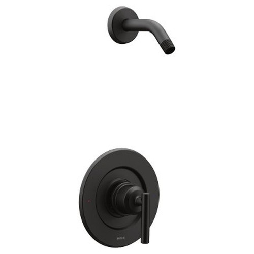 Single Handle Pressure Balance Shower Trim without Showerhead in Matte Black