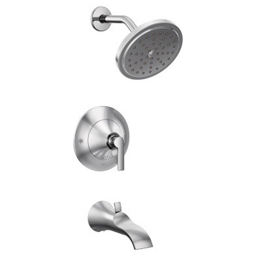 Tub and Shower Trim Package with 2.5 GPM Single Function Shower Head in Chrome