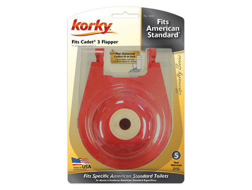 Lavelle Korky 3" Flapper, fits American Standard Cadet