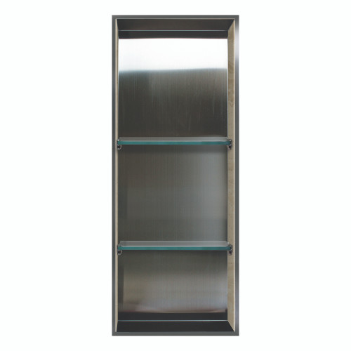 34.5-in Storage Pod, In Stainless Steel/Almond