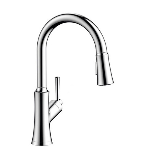 Hansgrohe 04793670 Joleena HighArc Kitchen Faucet, 2-Spray Pull-Down, 1.75 GPM in Matte Black