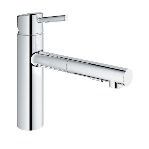 Grohe KKS-31453001 Concetto Pull-Out Kitchen Faucet with Soap Dispenser