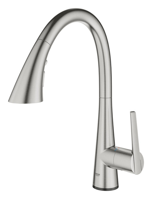 Grohe 30205DC2 Ladylux 1.75 GPM Touch Single-Handle Kitchen Faucet in Supersteel Infinity Finish
