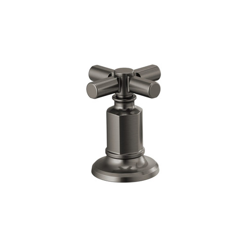 Widespread Cross Handle Kit in Luxe Steel Finish