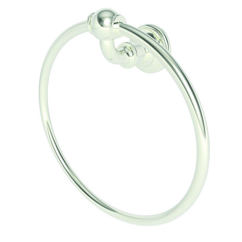 8in Towel Ring in Polished Nickel