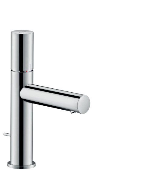 Single-Hole Faucet 110 with Zero Handle and Pop-Up Drain in Chrome