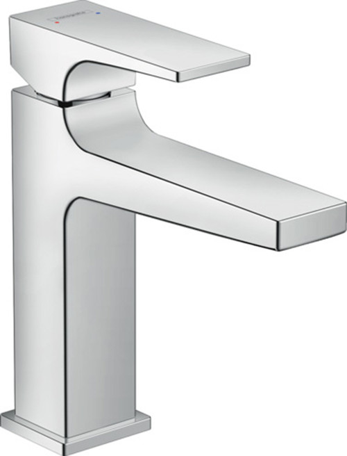 Hansgrohe 32527001 Metropol Single-Hole Faucet 110 with Lever Handle and Pop-Up Drain in Chrome