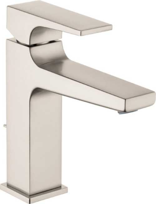 Hansgrohe 32527821 Metropol Single-Hole Faucet 110 with Lever Handle and Pop-Up Drain in Brushed Nickel