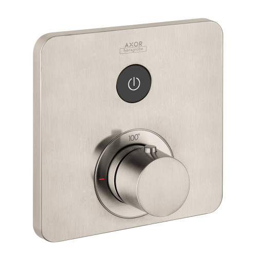 Single Function Thermostatic Trim SoftCube in Brushed Nickel