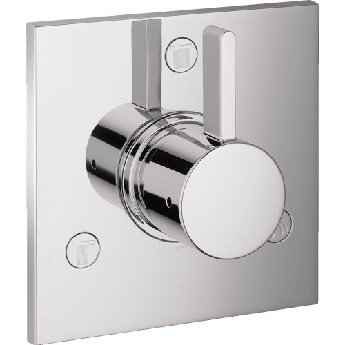 Hansgrohe 04880820 Ecostat Square Trio/Quattro Diverter Trim in Brushed Nickel