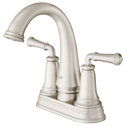Two-Handle Centerset Faucet in Brushed Nickel Finish