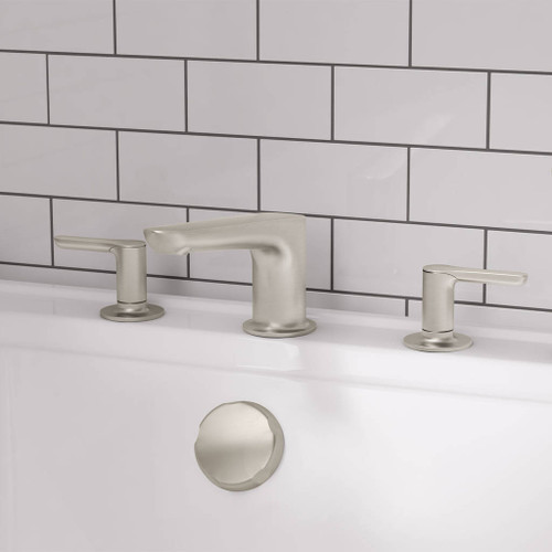 American Standard T105900.295 Roman Tub Faucet for FLASH Rough-In Valves in Brushed Nickel Finish