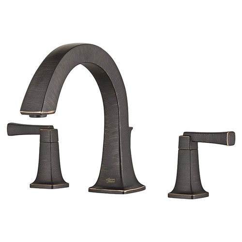 Roman Tub Faucet for Flash Rough-In Valves in Legacy Bronze Finish
