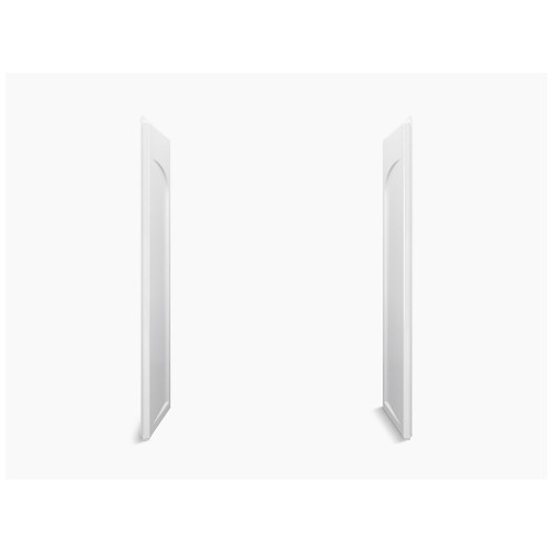 Sterling 72425100-0 STORE 32 in. compression molded vikrell shower end wall set in white