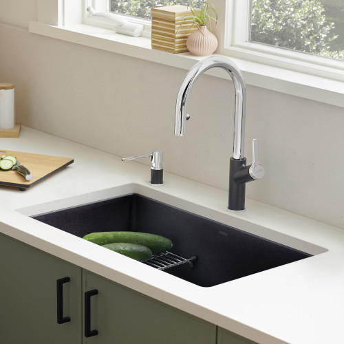 Blanco 442931 Precis 30" Single Bowl in Coal Black
