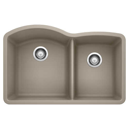 Blanco KA-441284 Diamond 1-3/4 Bowl Sink Kit in Truffle