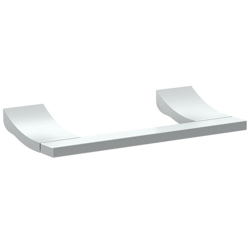 Solid Brass Double Post Toilet Paper in Satin Nickel