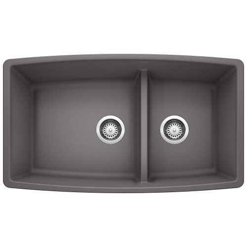 Blanco KA-441474 Performa Medium 1-3/4 Low Divide Sink Kit in Cinder
