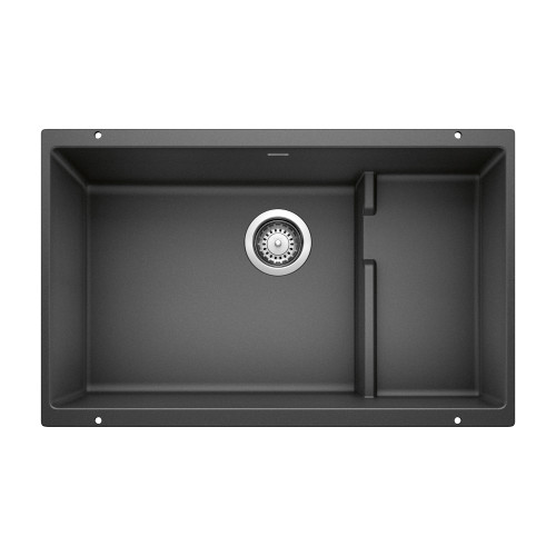 Blanco KA-519450 Precis Cascade Super Single Sink Kit in Anthracite