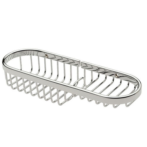 11in Round Shower Basket in Polished Chrome
