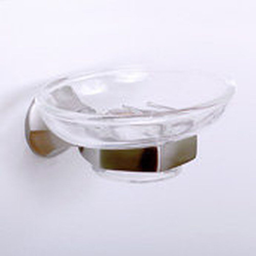 Ginger 612/SN Wall Mounted Soap Dish in Satin Nickel