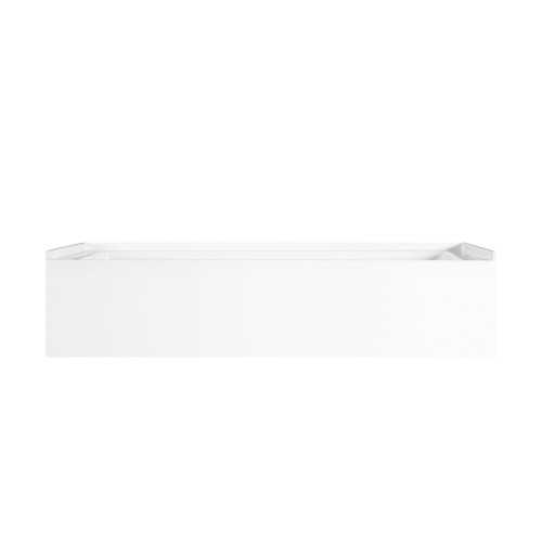 Transolid UATLN603217-L Unity AFR 60-in x 32-in x 17-in Alcove Acrylic Bathtub With Left Hand Drain, White (Glossy)