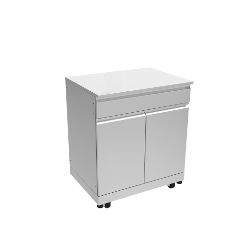 Transolid OBC3224 Outdoor Kitchen 32-in x 24-in x 37-in Single Base Cabinet, Stainless Steel